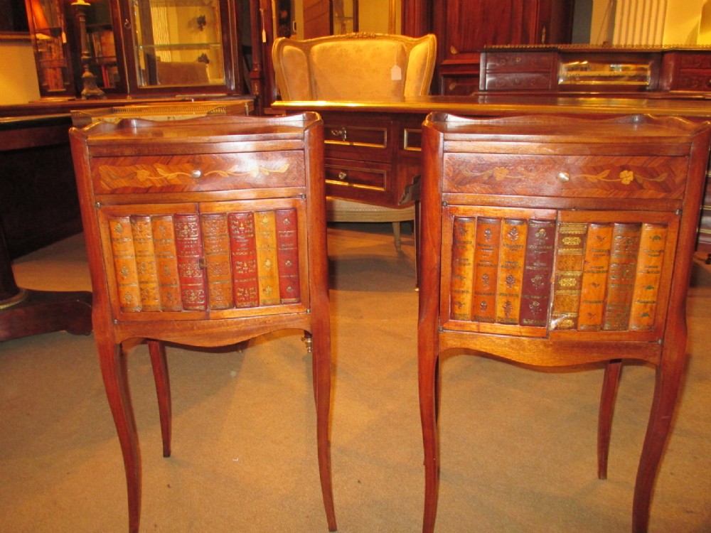 Pair of French Bedside Tables