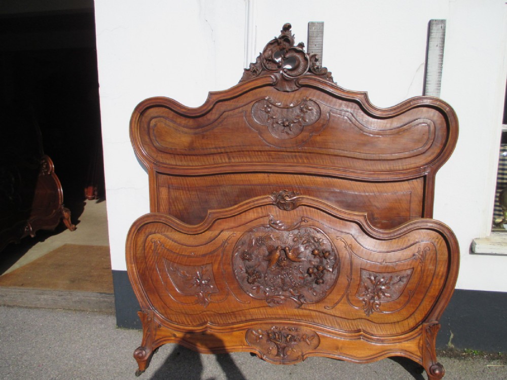 French Walnut Bed