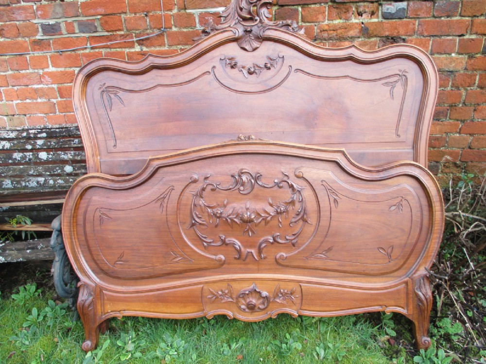 French Walnut bed