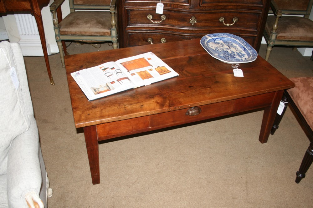 cherry wood coffee table 