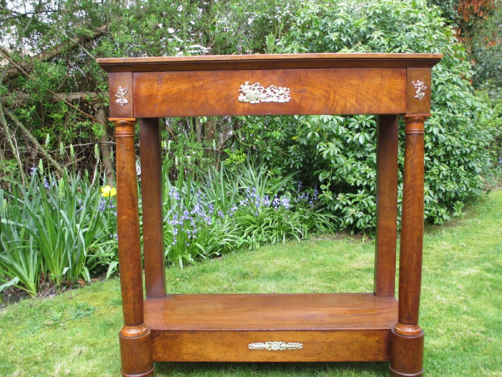 French Empire Console Table