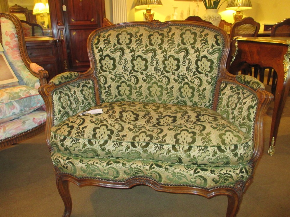 Petit French Walnut Sofa
