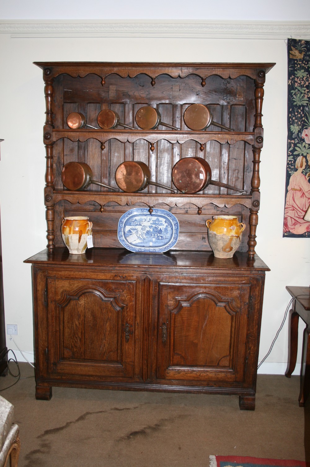 french solid oak dresser 