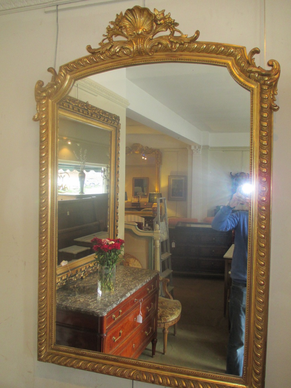 French Gilt Mirror