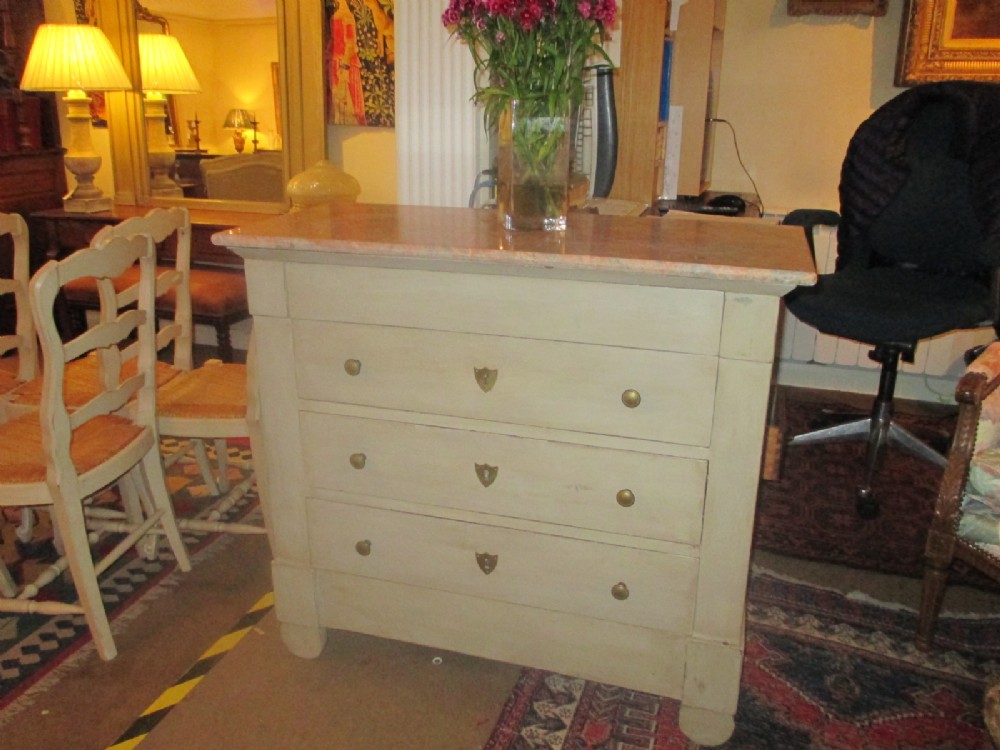 Painted French Chest of Drawers