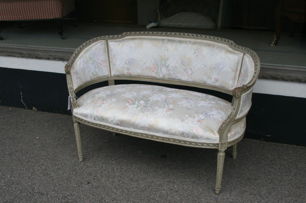 pretty small french settee