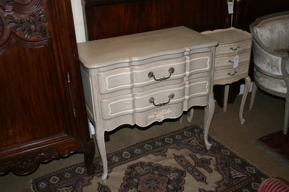 french painted chest 