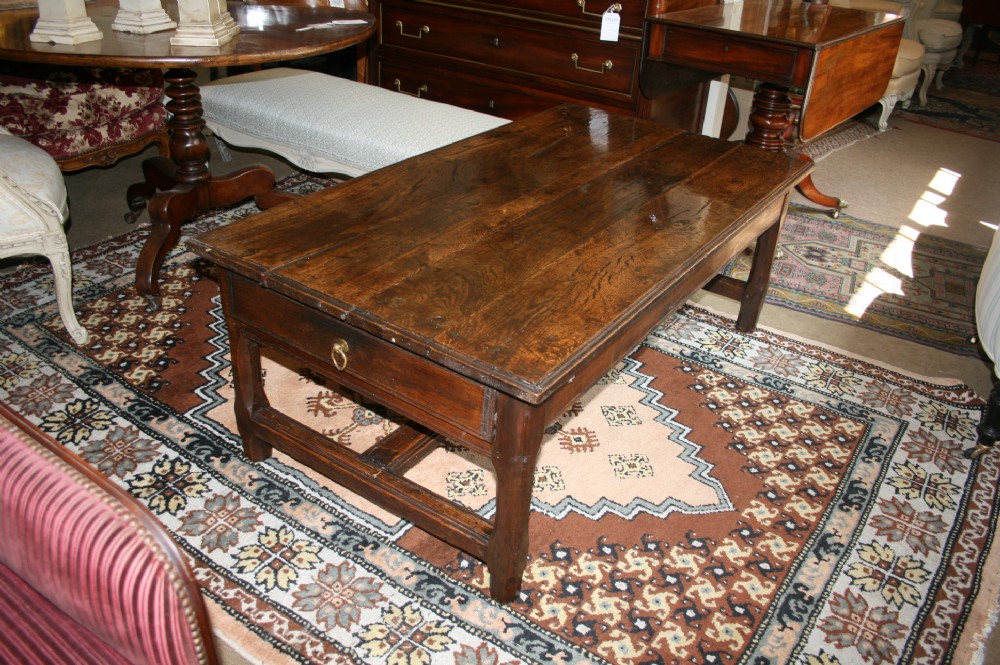 oak coffee table