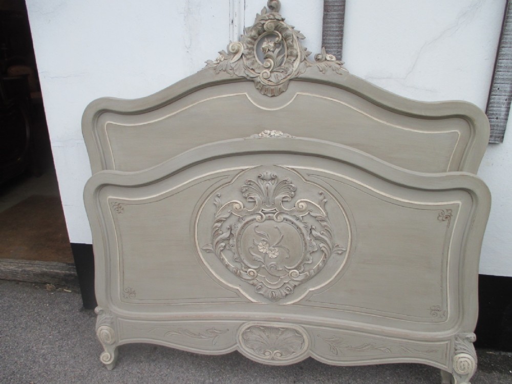 French Painted Bed