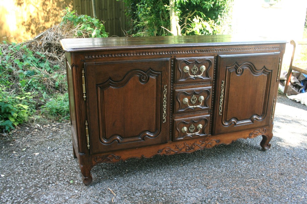 solid oak french dresser 