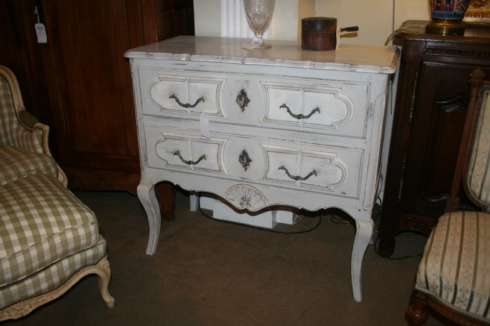 Louis style french painted commode 