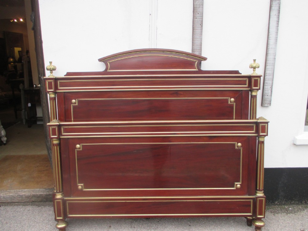 King-size French Mahogany Bed
