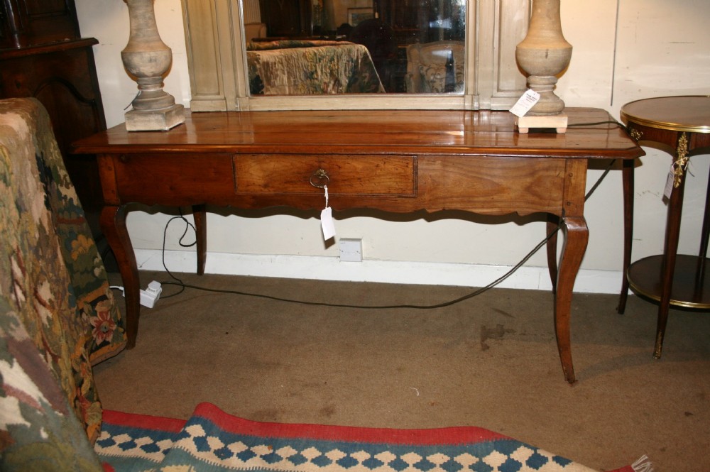 period cherry side table 