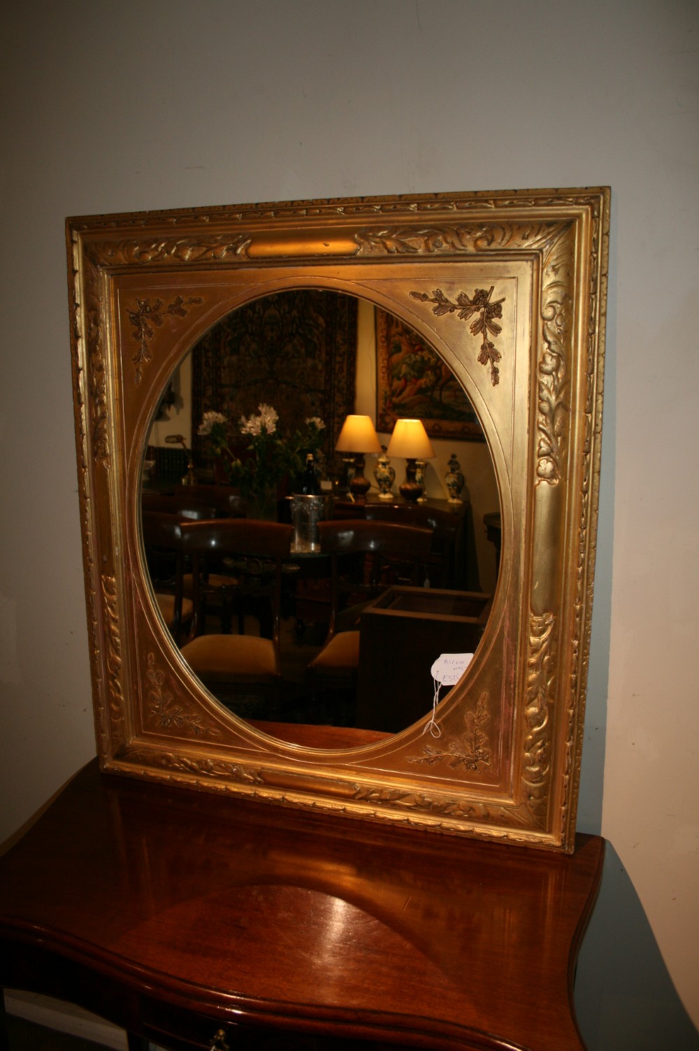 Victorian gilt mirror 