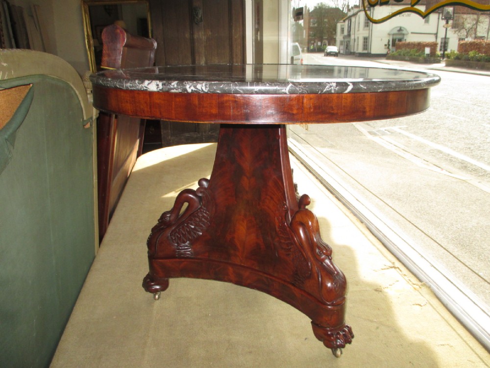 Flame Mahogany Gueridon