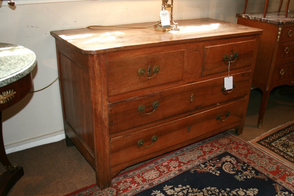 period walnut commode chest 