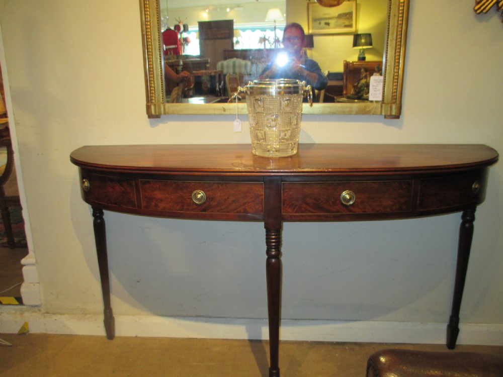 Mahogany Console Table