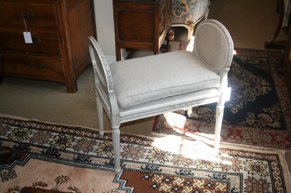pretty french window seat stool 