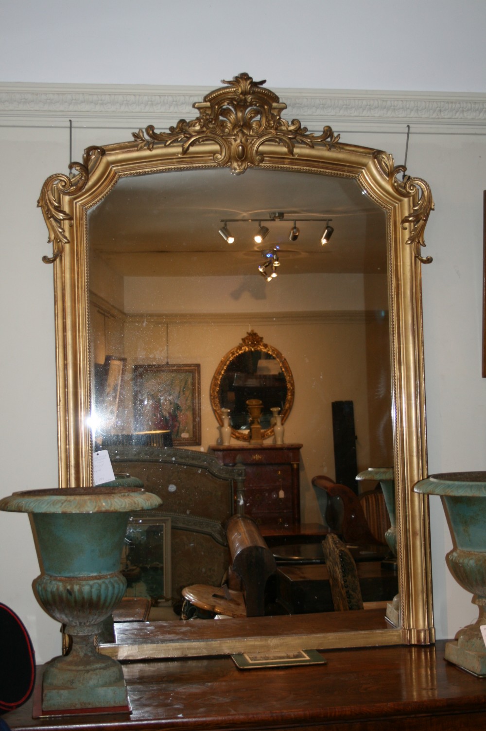 french antique gilt mirror 