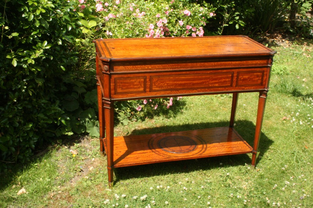 Sheraton revival satinwood jardiniere 