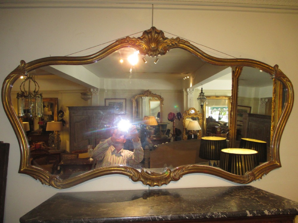 French Gilt Mirror
