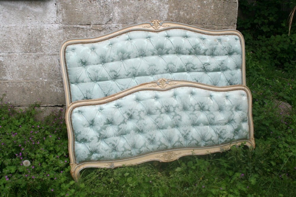 french painted bed 