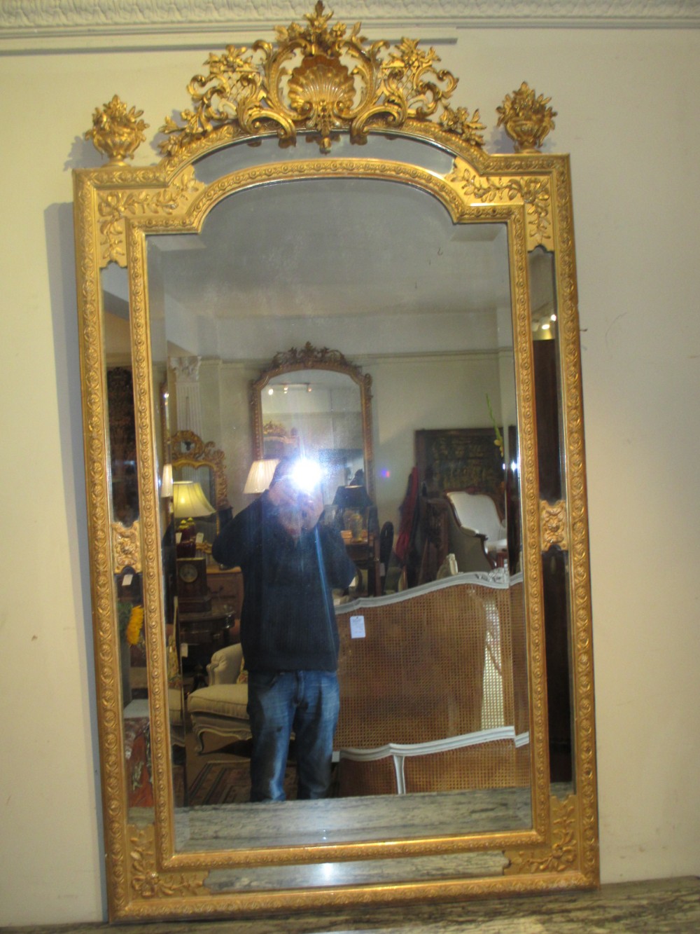 French Gilt Mirror