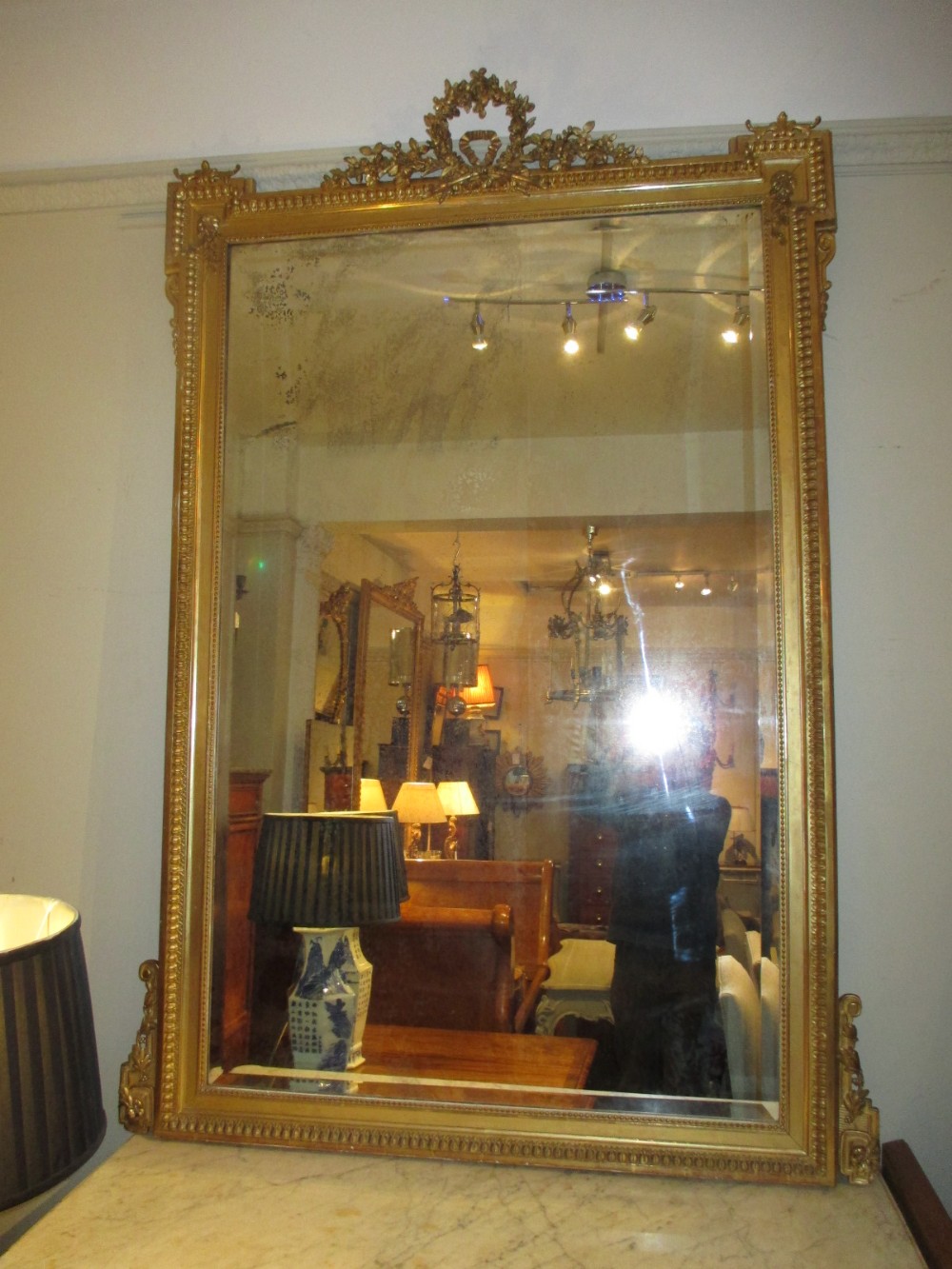 Large Gilt mirror