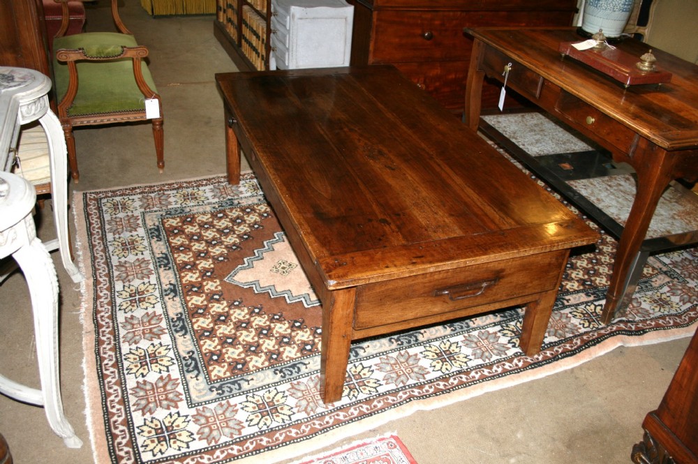french walnut coffee table 