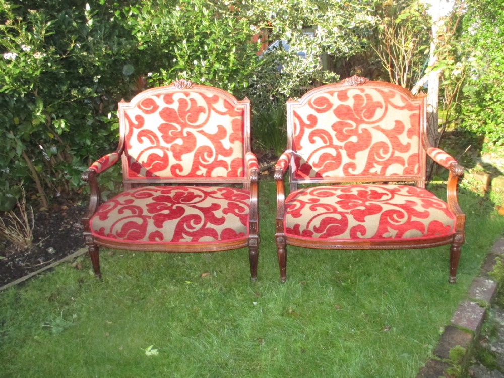 Pair of Rosewood marquise