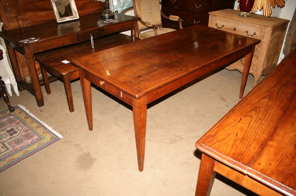 french cherry wood farm house table 