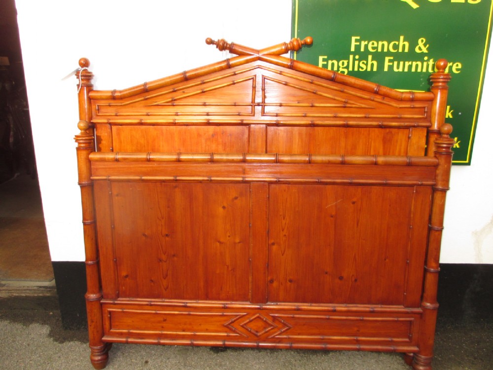 French Faux Bamboo bed
