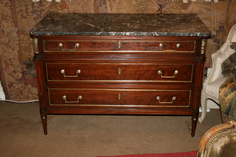 Louis xvi mahogany commode 
