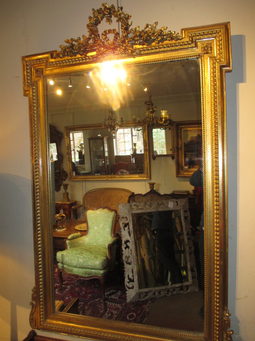 French Gilt Mirror