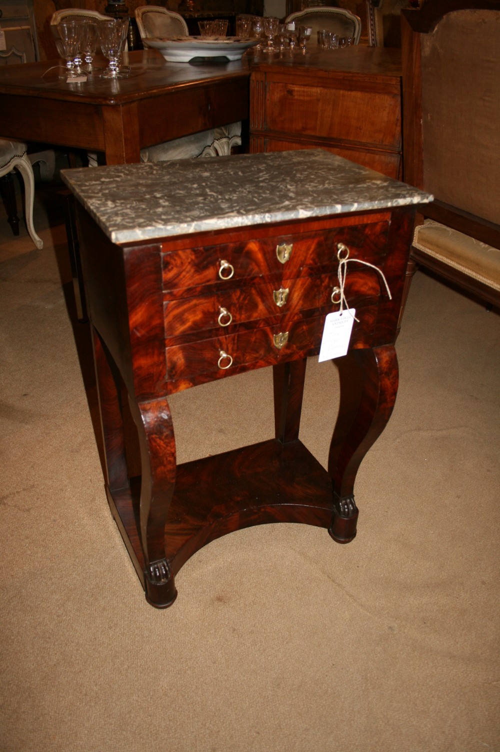 empire period small console 