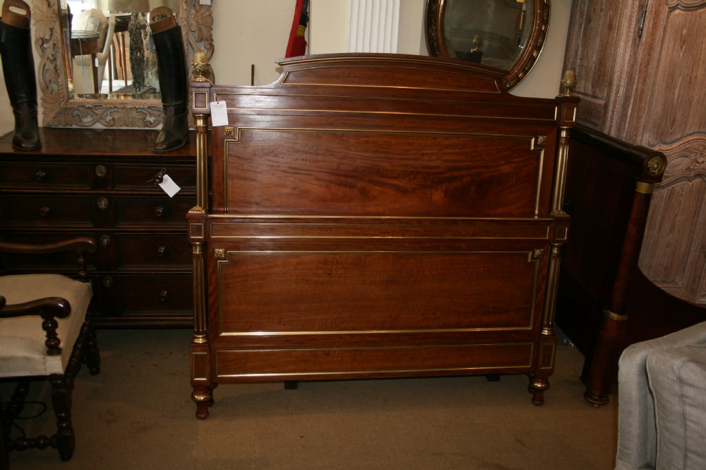 french empire style bed 