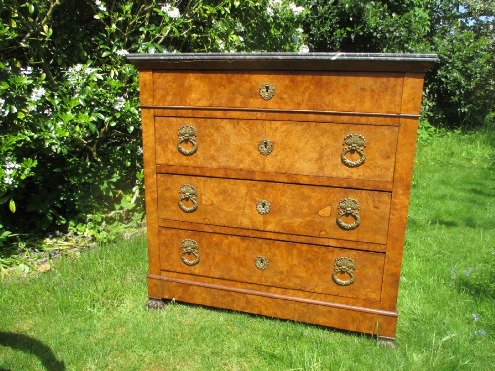 Small burr Walnut Commode