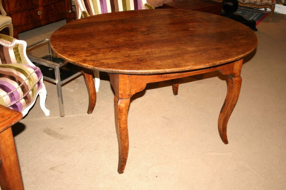 french oval cherry wood table 