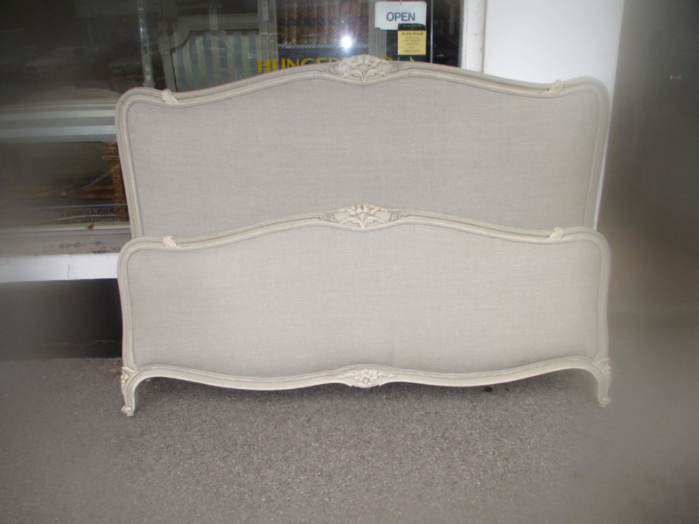 King size painted bed