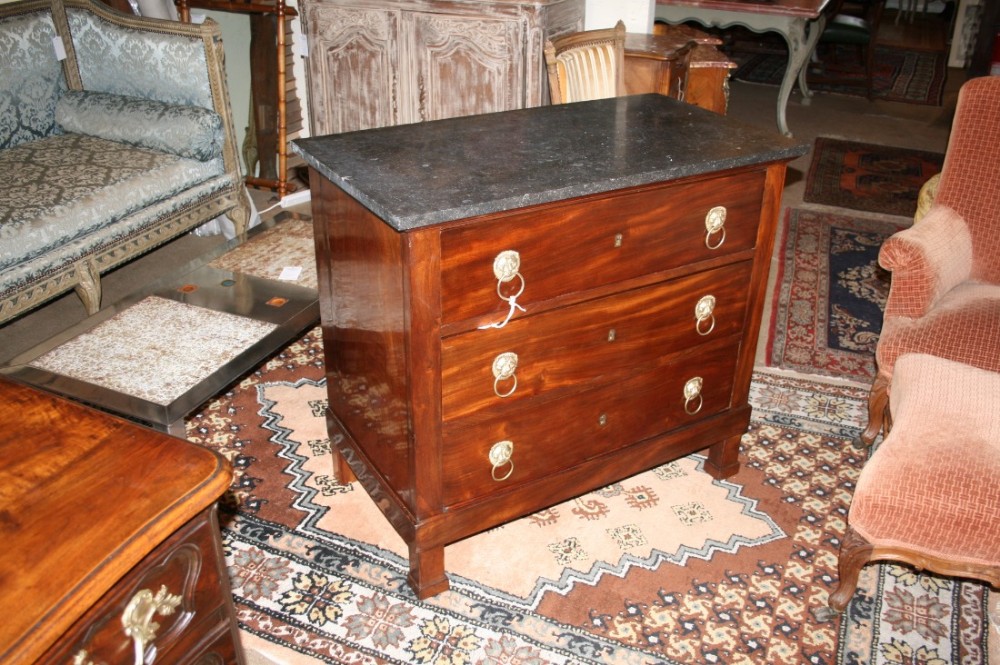french empire mahogany commode 