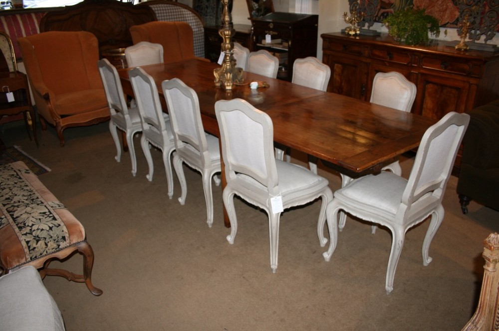 french cherry wood extending table 