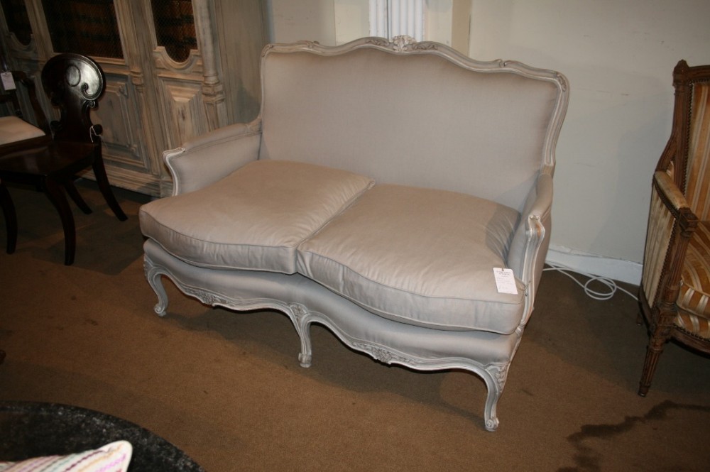 french Louis style settee 