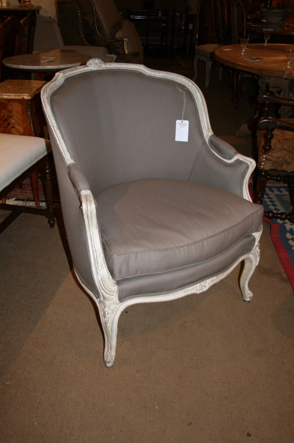 french painted bergere 