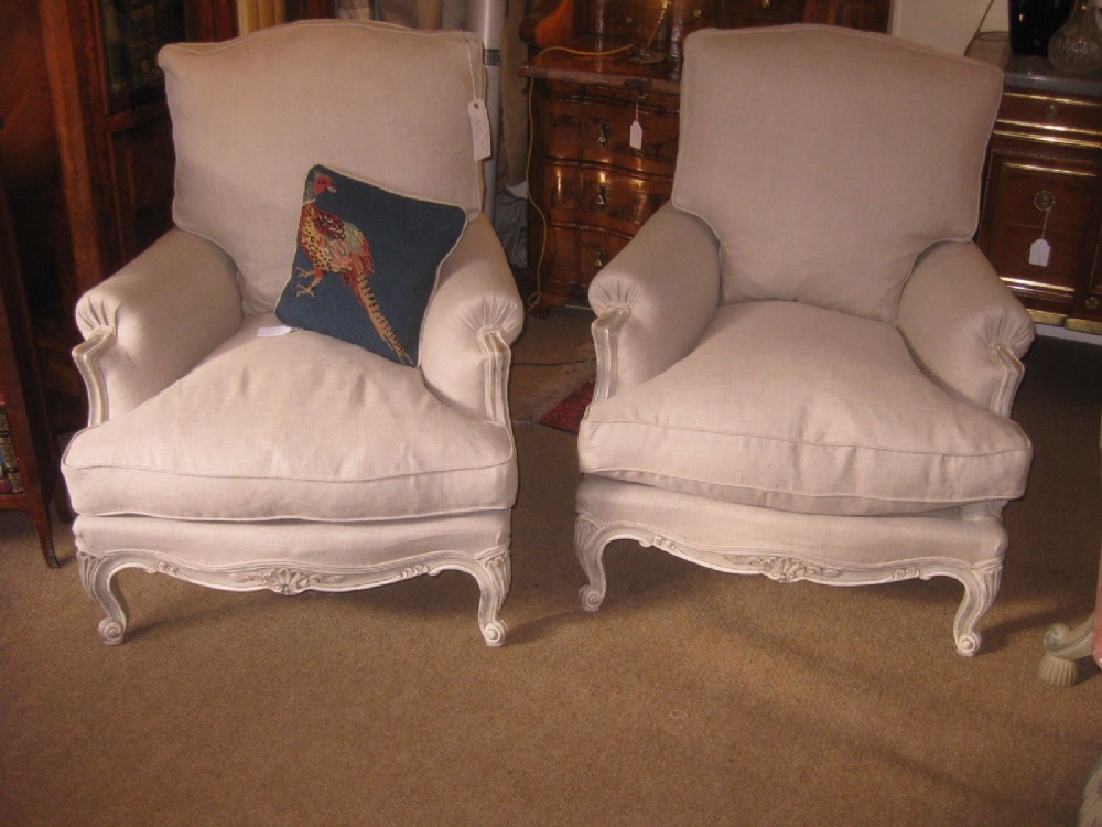 Pair of French armchairs Louis XV STyle