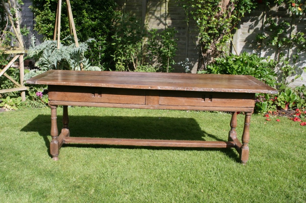 18th century oak serving table 