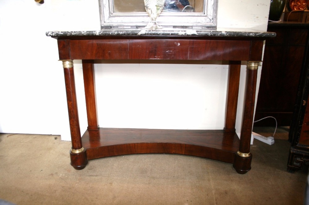 empire console table 