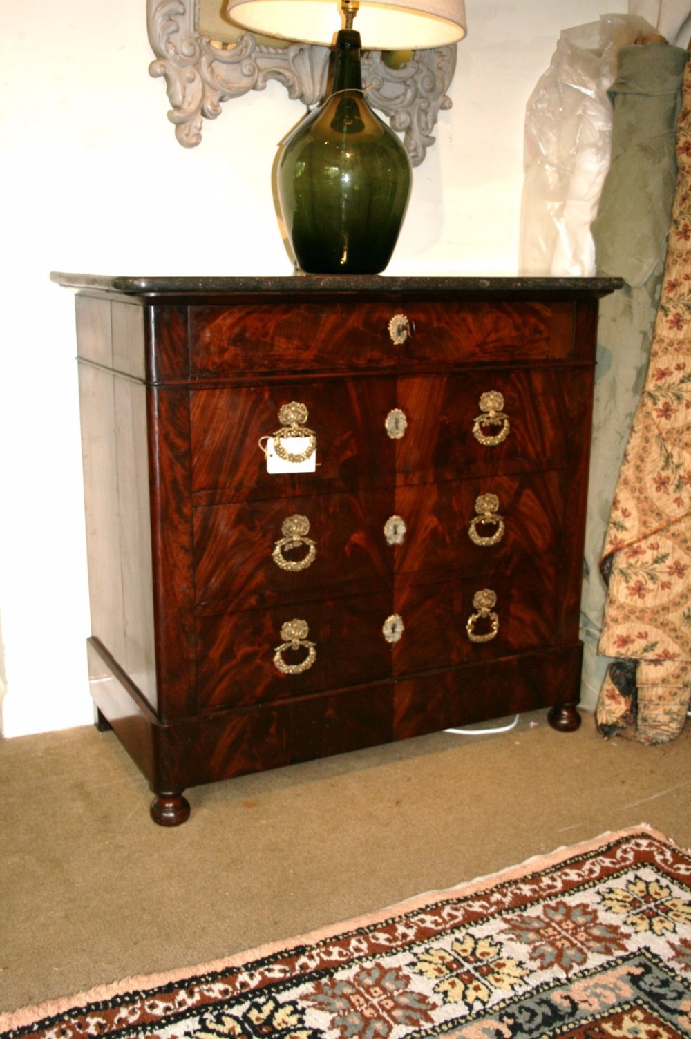 mahogany directoire style commode 