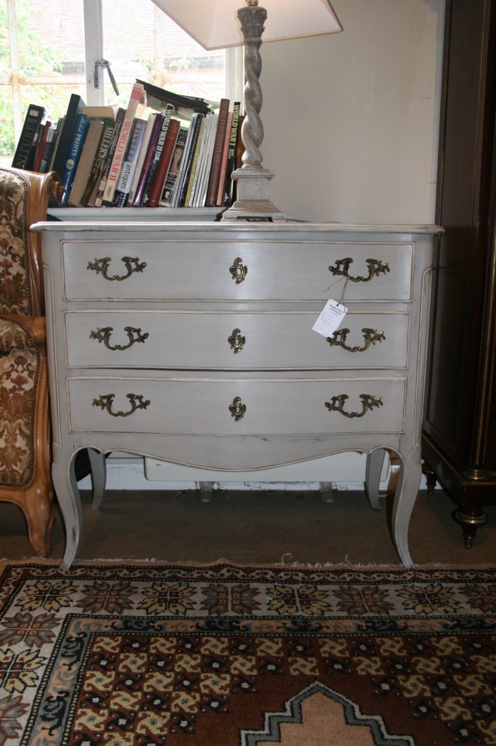 painted french commode 