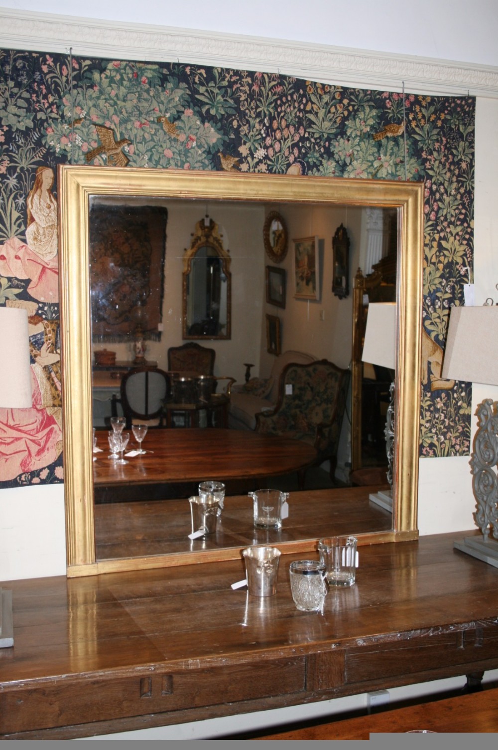 large french gilt mirror 