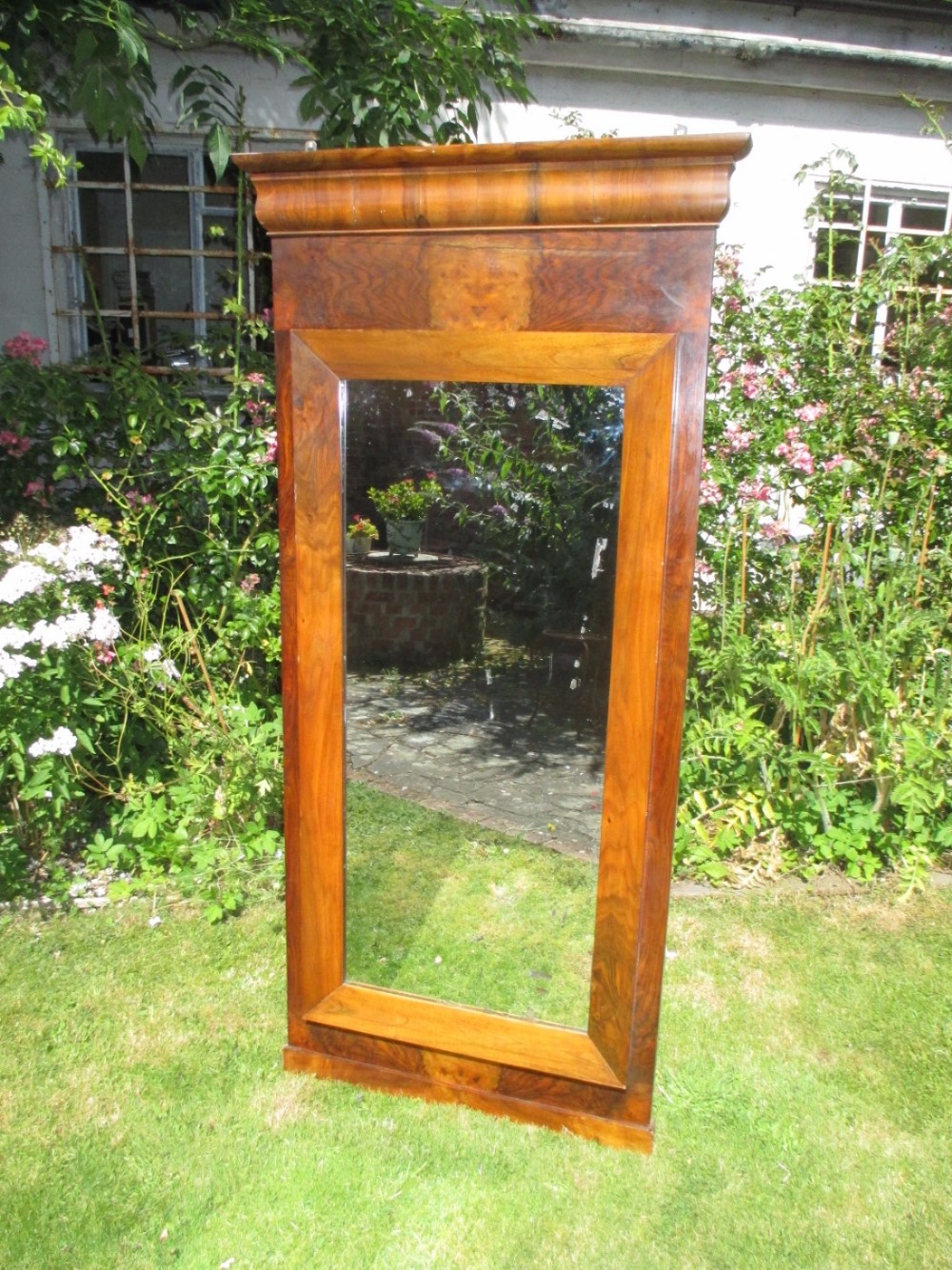 Large Walnut Dressing mirror